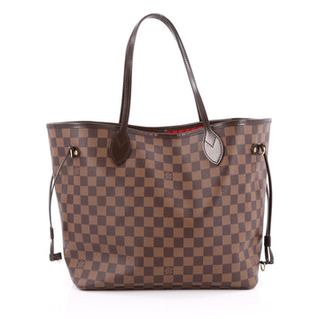 Louis Vuitton Neverfull NM Tote Damier MM Brown