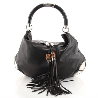 Gucci Indy Hobo Leather Large
