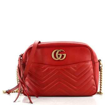 Gucci GG Marmont Shoulder Bag Matelasse Leather Medium