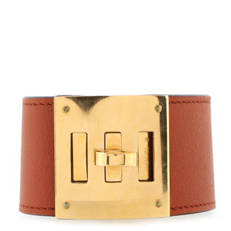 Hermes Kelly Dog Bracelet Leather