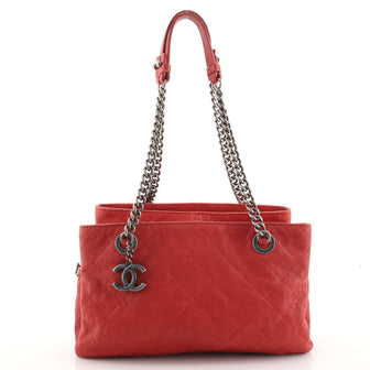 Chanel Simply CC Tote Quilted Caviar Medium