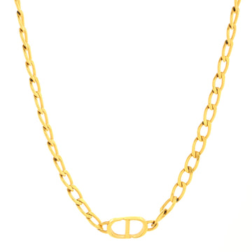 Christian Dior Petit CD Choker Necklace Metal