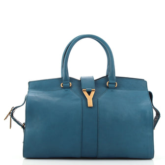 Saint Laurent Chyc Cabas Tote Leather Medium