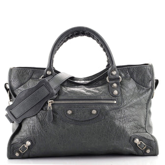 Balenciaga City Giant Studs Bag Leather Medium