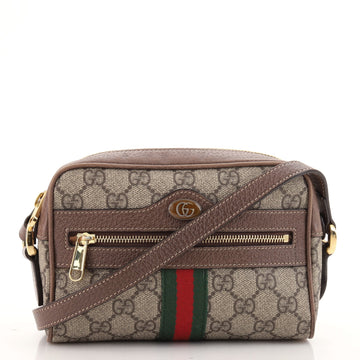 Gucci Ophidia Shoulder Bag GG Coated Canvas Mini