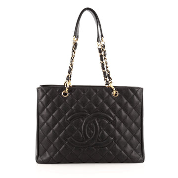 Chanel Grand Shopping Tote Quilted Caviar