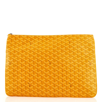 Goyard Senat Zip Pouch Coated Canvas GM