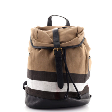 Burberry Drifton Backpack House Check Canvas