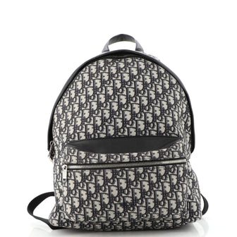 Christian Dior Rider Backpack Oblique Canvas Medium