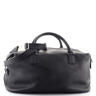 Christian Dior Convertible Homme Duffle Bag Leather Large