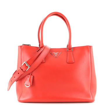 Prada Galleria Double Zip Tote Soft Calf Large