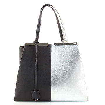 Fendi Bicolor 3Jours Bag Leather Large