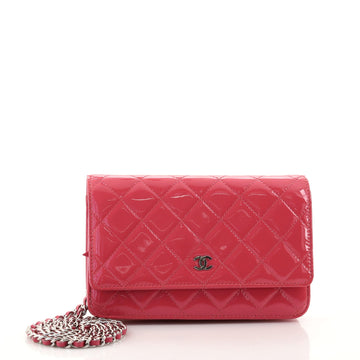 Chanel Wallet on Chain Quilted Patent