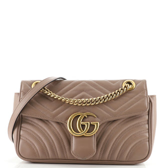 Gucci GG Marmont Flap Bag Matelasse Leather Small