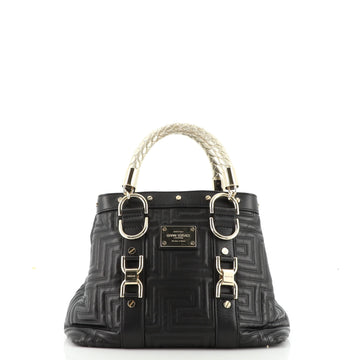 Versace Snap Out of It Tote Matelasse Leather Small