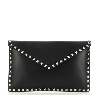 Valentino Rockstud Envelope Clutch Leather Medium