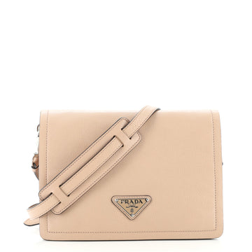 Prada Flap Messenger Glace Calf Small