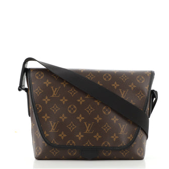 Louis Vuitton Magnetic Messenger Bag Macassar Monogram Canvas