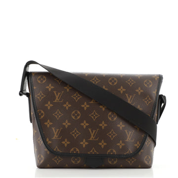 Louis Vuitton Magnetic Messenger Bag Macassar Monogram Canvas