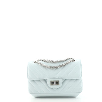 Chanel Reissue 2.55 Flap Bag Chevron Aged Calfskin Mini