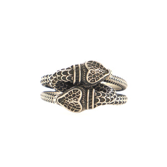 Gucci Garden Double Snake Ring Sterling Silver