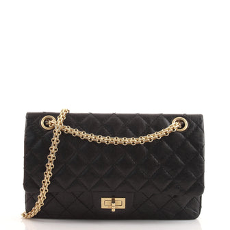 Chanel 50th Anniversary Reissue 2.55 Flap Bag Quilted Aged Calfskin 225