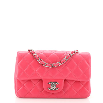 Chanel Classic Single Flap Bag Quilted Lambskin Mini