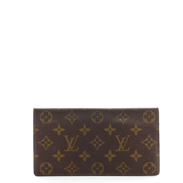 Louis Vuitton Vintage Checkbook Wallet Monogram Canvas