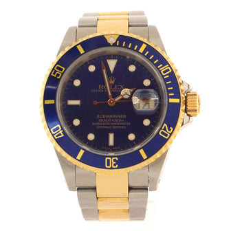 Rolex Oyster Perpetual Submariner Date Automatic Watch Stainless Steel and Yellow Gold 40