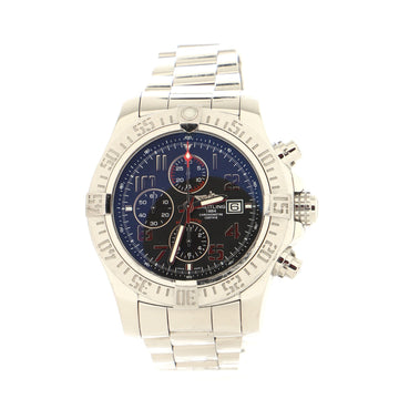 Breitling Super Avenger II Chronograph Automatic Watch Stainless Steel 48