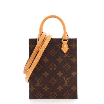 Louis Vuitton Petit Sac Plat Bag Monogram Canvas