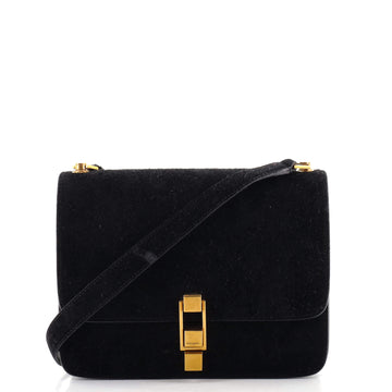 Saint Laurent Carre Satchel Suede Medium