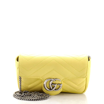 Gucci GG Marmont Flap Bag Matelasse Leather Super Mini