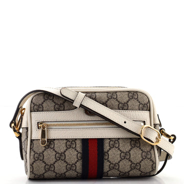 Gucci Ophidia Shoulder Bag GG Coated Canvas Mini