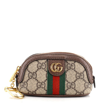 Gucci Ophidia Key Pouch GG Coated Canvas