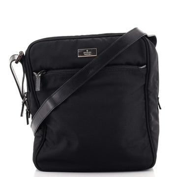 Gucci Vintage Zip Crossbody Bag Nylon Medium