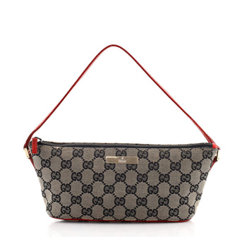 Gucci Boat Pochette GG Canvas Small