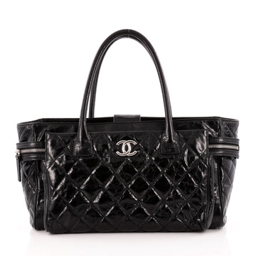 Chanel Executive Tote Quilted Glazed Calfskin Medium