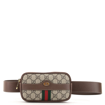 Gucci Ophidia Belt Bag GG Coated Canvas Mini