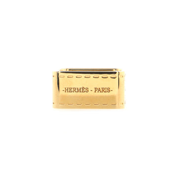 Hermes Bolduc Scarf Ring Metal