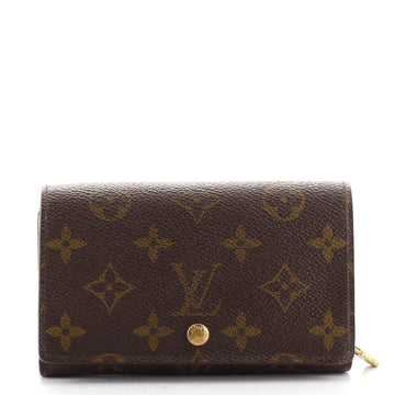 Louis Vuitton Porte Monnaie Tresor Wallet Monogram Canvas