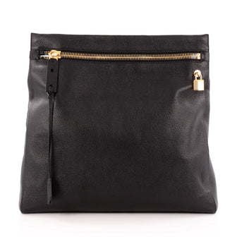Buy Tom Ford Alix Clutch Leather Large Black 1386201