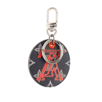 Louis Vuitton Round Illustre Keychain Limited Edition Upside Down Monogram Ink
