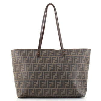 Fendi Roll Tote Zucca Coated Canvas Large