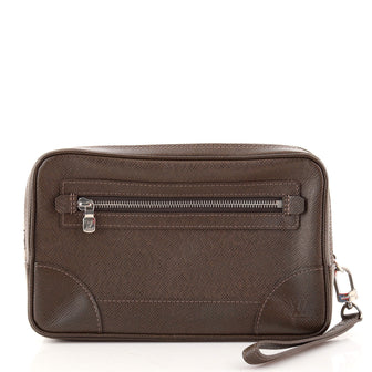 Louis Vuitton Pavel Handbag Taiga Leather