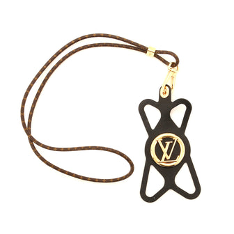 Louis Vuitton Louise Phone Holder Monogram Canvas and Silicone