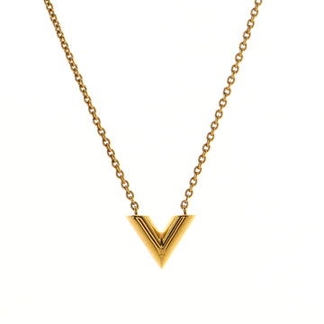 Louis Vuitton Essential V Necklace Metal