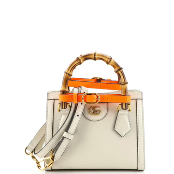 Gucci Diana NM Bamboo Handle Tote Leather Mini