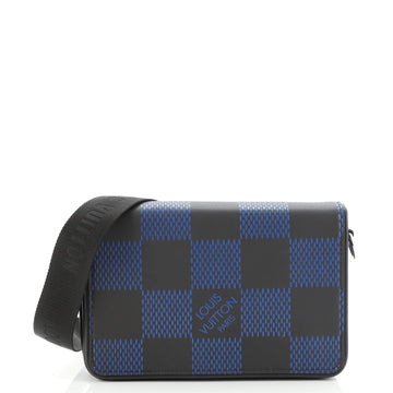 Louis Vuitton Studio Messenger Bag Damier Infini 3D leather