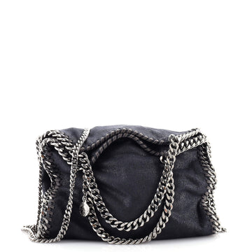 Stella McCartney Falabella Fold Over Crossbody Bag Shaggy Deer Mini